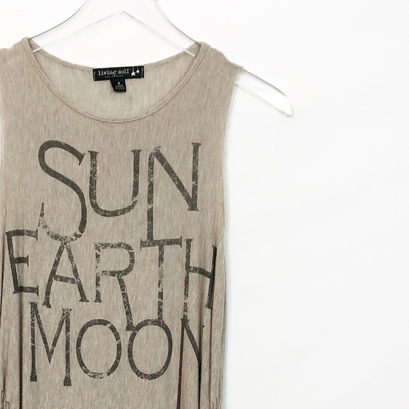 COPY - Living Doll Fringe Boho Tank Printed Small - Picture 3 of 5